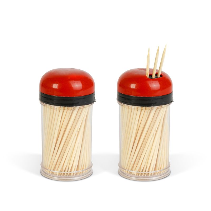Casa si Gradina - Bucatarie si vesela - Accesorii bar - Paie si decoratiuni cocktail - Scobitori bambus Baker's Secret 340 buc 7 cm, set 2 x 170 buc in recipient pentru uz zilnic - Infinity.ro