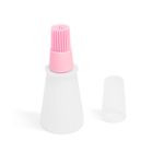 Casa si Gradina - Bucatarie si vesela - Ustensile bucatarie - Pensule, spatule si teluri bucatarie - Pensula ulei silicon 60 ml, dozator integrat, pentru gatit si copt, bucatarie, roz - Infinity.ro