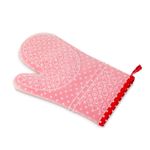 Casa si Gradina - Textile si covoare - Textile bucatarie - Manusi bucatarie - Manusa bucatarie silicon rosu, termorezistenta 230C, antiderapanta, universala - Infinity.ro