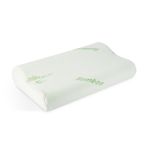 Casa si Gradina - Textile si covoare - Perne si pilote - Perne - Perna ortopedica memory foam cu bambus, 50x30x10 cm, ergonomica, husa detasabila, suport gat si coloana - Infinity.ro