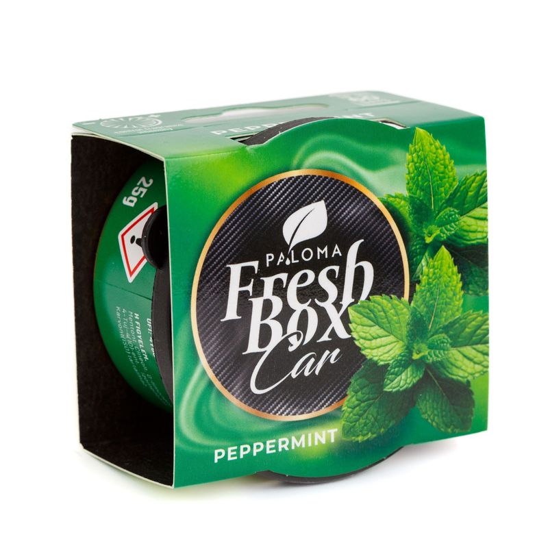 Auto si Moto - Intretinere auto - Odorizante auto - Odorizant Auto Paloma Fresh Box Peppermint, 25 g, pentru Suport Pahar - Infinity.ro