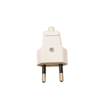 Casa si Gradina - Electrice - Distributie electrica si comanda - Accesorii distributie electrica - Stecher Plat C-82 cu Contacte din Cupru, 2 Pini, Alb, Fara Impamantareie - Infinity.ro