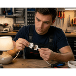 Casa si Gradina - Electrice - Distributie electrica si comanda - Accesorii distributie electrica - Stecher Plat C-82 cu Contacte din Cupru, 2 Pini, Alb, Fara Impamantareie - Infinity.ro