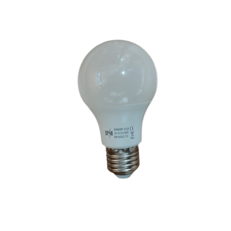 Casa si Gradina - Corpuri si surse de iluminat - Becuri si tuburi neon - Becuri - Bec LED E27 24V 8W - Consum Redus, Lumina Economica, Durata Lunga de Viata - Infinity.ro