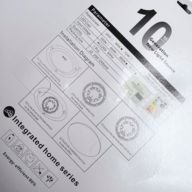 Casa si Gradina - Corpuri si surse de iluminat - Becuri si tuburi neon - Becuri - Modul LED 48W 220V rezerva pentru aplica  cu 3 Culori si  telecomanda - Infinity.ro