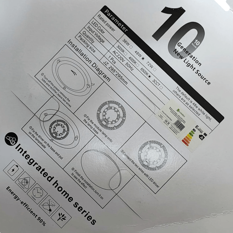 Casa si Gradina - Corpuri si surse de iluminat - Becuri si tuburi neon - Becuri - Modul Led rezerva 48W 220V pentru Aplica lumina calda 3500KK - Infinity.ro