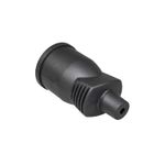 Casa si Gradina - Electrice - Accesorii electrice - Accesorii prize si intrerupatoare - Cupla cauciuc Atra , IP44, neagra, cu contact protectie, 16 A, 250 V - Infinity.ro