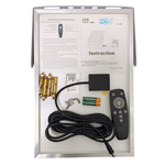 Casa si Gradina - Corpuri si surse de iluminat - Iluminat exterior - Lampi solare - Proiect solar 100W cu panou solar separat senzor crepuscular si functii multiple DX-66100 - Infinity.ro