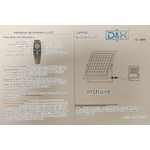 Casa si Gradina - Corpuri si surse de iluminat - Iluminat exterior - Lampi solare - Proiect solar 100W cu panou solar separat senzor crepuscular si functii multiple DX-66100 - Infinity.ro