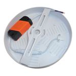 Casa si Gradina - Corpuri si surse de iluminat - Plafoniere, aplice si spoturi - Aplica rotunda compacta de exterior cu led 24 W 3500 k - Infinity.ro
