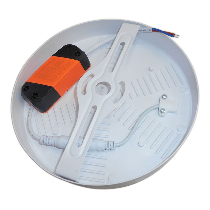Casa si Gradina - Corpuri si surse de iluminat - Plafoniere, aplice si spoturi - Aplica rotunda compacta de exterior cu led 24 W 3500 k - Infinity.ro