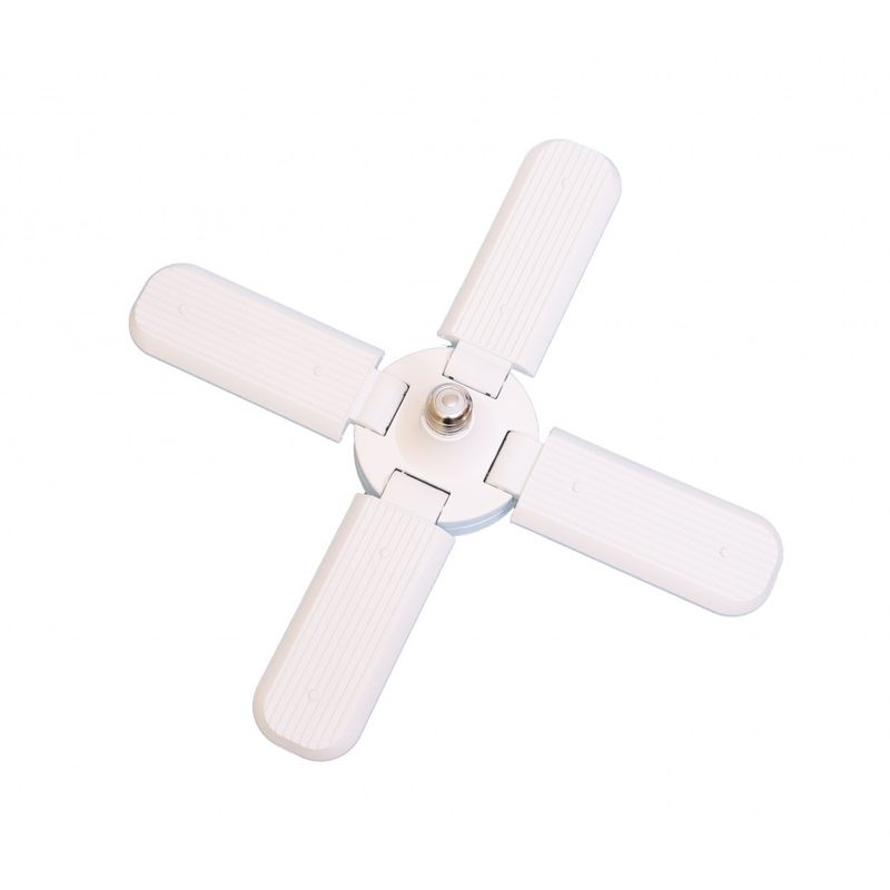 Casa si Gradina - Corpuri si surse de iluminat - Plafoniere, aplice si spoturi - Lampa LED cu 4 brate mobile ajustabile tip ventilator 36w 6000k - Infinity.ro