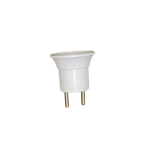 Casa si Gradina - Electrice - Distributie electrica si comanda - Accesorii distributie electrica - STECHER CU DULIE E27 ALBA - Infinity.ro