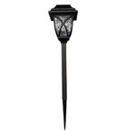 Casa si Gradina - Corpuri si surse de iluminat - Iluminat exterior - Lampi solare - Set 4 Stalpisori Solari LED pentru Gradina, Lumina Calda, 40 cm, Rezistenti la Exterior - Infinity.ro