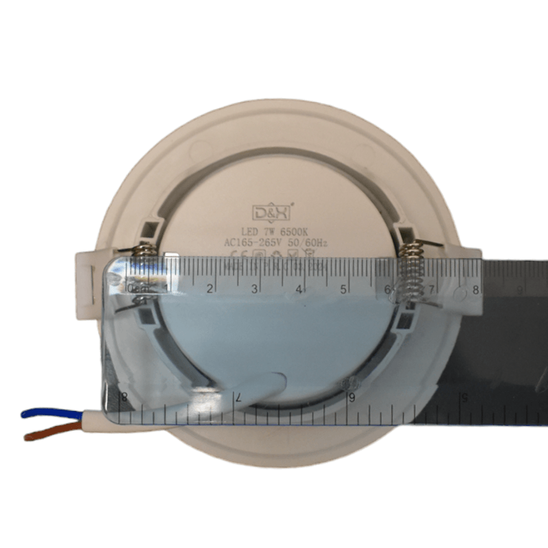 Casa si Gradina - Corpuri si surse de iluminat - Plafoniere, aplice si spoturi - Spot LED 7 W , orientabil ,lumina rece 6500 k , incastrabil in diametru de 70mm,220V - Infinity.ro