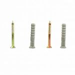 Casa si Gradina - Constructii - Feronerie si accesorii - Suruburi, dibluri si accesorii uz general - DIBLU PERCUTIE 8X45 100 buc/set - Infinity.ro