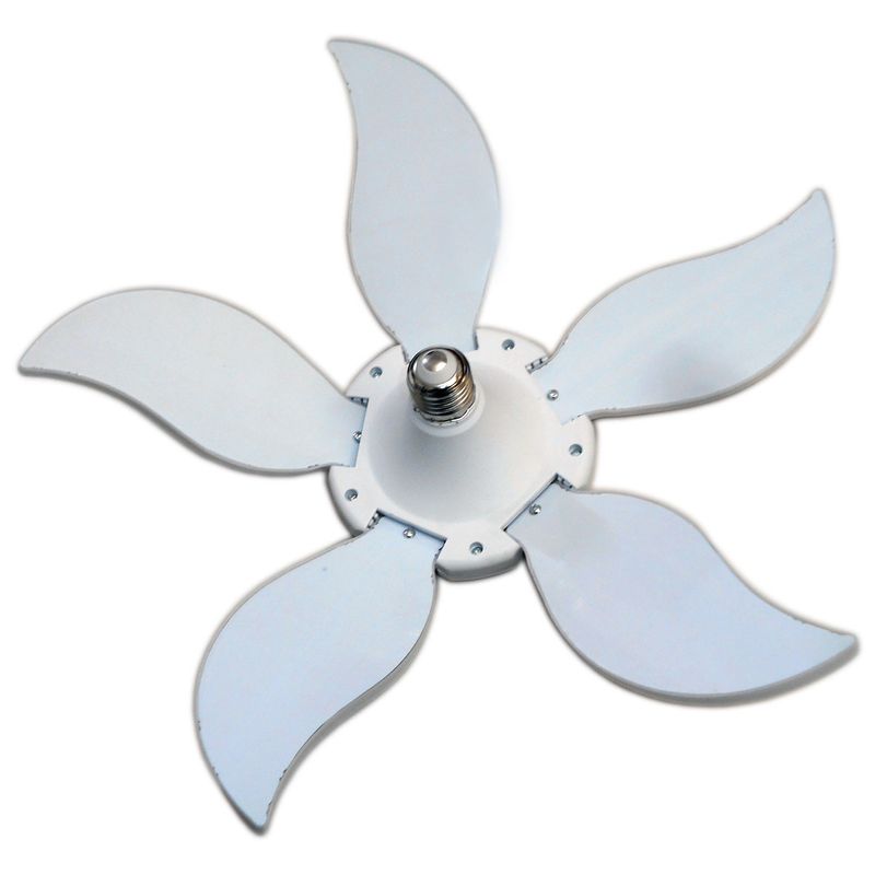 Casa si Gradina - Corpuri si surse de iluminat - Plafoniere, aplice si spoturi - Lampa LED cu 5 brate mobile ajustabile tip ventilator 60W6000k - Infinity.ro
