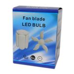 Casa si Gradina - Corpuri si surse de iluminat - Plafoniere, aplice si spoturi - Lampa LED cu 5 brate mobile ajustabile tip ventilator 60W6000k - Infinity.ro