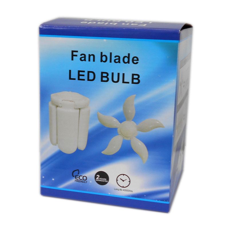 Casa si Gradina - Corpuri si surse de iluminat - Plafoniere, aplice si spoturi - Lampa LED cu 5 brate mobile ajustabile tip ventilator 60W6000k - Infinity.ro
