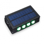 Casa si Gradina - Corpuri si surse de iluminat - Plafoniere, aplice si spoturi - Aplica de perete solara lumina verde LH-799 80W - Infinity.ro
