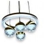 Casa si Gradina - Corpuri si surse de iluminat - Lustre si pendule - Lustra led ajustabila circulara cu 4 globuri 64W 3000K/4000K/6500K A133 - Infinity.ro