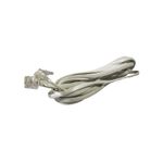 Casa si Gradina - Electrice - Cabluri electrice si conductori - Cablu telefon mufat , 3m, alb , RJ11 tata - RJ11 tata - Infinity.ro