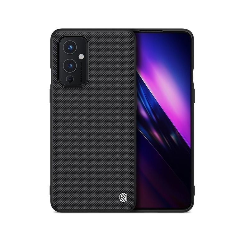 Laptop, Telefoane si Tablete - Telefoane mobile si accesorii - Accesorii Telefoane - Huse telefoane - Husa Nillkin Textured Case - Ofera stil si protectie neagra pentru OnePlus 9 cu spate textil din nylon, compatibila cu PC si TPU - Infinity.ro