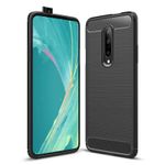Laptop, Telefoane si Tablete - Telefoane mobile si accesorii - Accesorii Telefoane - Huse telefoane - Husa de protectie pentru OnePlus 7 Pro cu elemente de carbon - Asigura protectie pentru spate, include bumper si capac de protectie - Negru - Infinity.ro