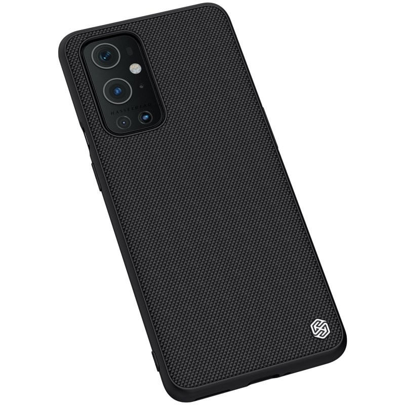 Laptop, Telefoane si Tablete - Telefoane mobile si accesorii - Accesorii Telefoane - Huse telefoane - Husa Nillkin Textured Case - Ofera stil si protectie neagra pentru OnePlus 9 cu spate textil din nylon, compatibila cu PC si TPU - Infinity.ro