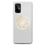 Laptop, Telefoane si Tablete - Telefoane mobile si accesorii - Accesorii Telefoane - Huse telefoane - Husa de protectie GUESS Glitter Circle Gold Logo pentru Samsung Galaxy S20 Plus, Gri - Stil si protectie imbinate intr-un design scnteietor - Infinity.ro