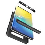 Laptop, Telefoane si Tablete - Telefoane mobile si accesorii - Accesorii Telefoane - Huse telefoane - Husa Full Cover pentru Samsung Galaxy S10, asigura protectie completa de 360 de grade, cu design transparent in culoarea neagra - Infinity.ro