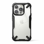 Laptop, Telefoane si Tablete - Telefoane mobile si accesorii - Accesorii Telefoane - Huse telefoane - Husa pentru iPhone 14 Pro, Clear Defender, Negru-Transparent: Eleganta si durabila - protectie ideala pentru telefonul tau - Infinity.ro