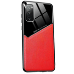 Laptop, Telefoane si Tablete - Telefoane mobile si accesorii - Accesorii Telefoane - Huse telefoane - Piele ecologica si TPU se intrepatrund intr-o husa de protectie spate pentru Samsung Galaxy S22 5G, ce te incanta cu nuantele sale de rosu - Infinity.ro