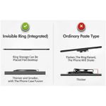 Laptop, Telefoane si Tablete - Telefoane mobile si accesorii - Accesorii Telefoane - Huse telefoane - Husa neagra cu bumper si inel magnetic rotativ pentru Huawei Honor 10, confectionata din silicon TPU pentru protectie spate ultaslim - Infinity.ro