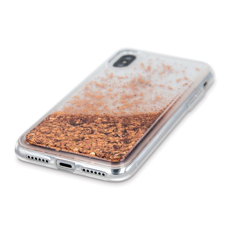 Laptop, Telefoane si Tablete - Telefoane mobile si accesorii - Accesorii Telefoane - Huse telefoane - Husa de protectie Liquid Sparkle pentru Samsung Galaxy S21 FE, bumper, Auriu - Adauga un strop de stralucire telefonului tau - Infinity.ro