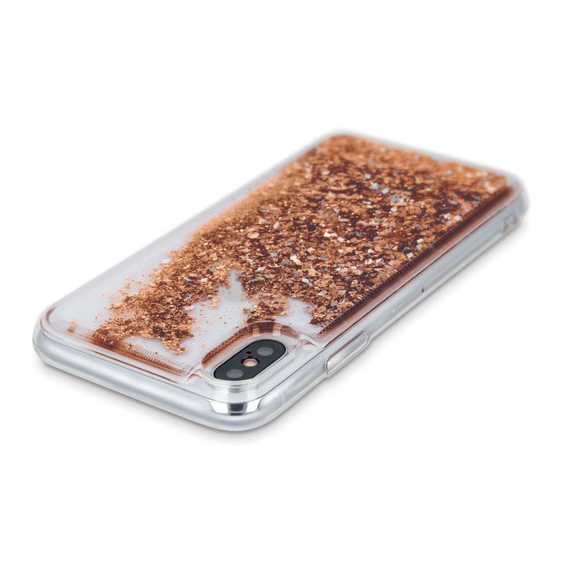 Laptop, Telefoane si Tablete - Telefoane mobile si accesorii - Accesorii Telefoane - Huse telefoane - Husa de protectie Liquid Sparkle pentru Samsung Galaxy S21 FE, bumper, Auriu - Adauga un strop de stralucire telefonului tau - Infinity.ro