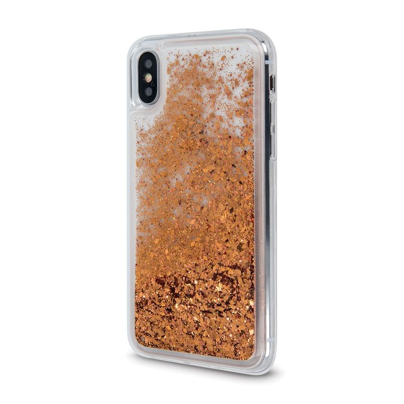 Laptop, Telefoane si Tablete - Telefoane mobile si accesorii - Accesorii Telefoane - Huse telefoane - Husa de protectie Liquid Sparkle pentru Samsung Galaxy S21 FE, bumper, Auriu - Adauga un strop de stralucire telefonului tau - Infinity.ro