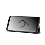 Laptop, Telefoane si Tablete - Telefoane mobile si accesorii - Accesorii Telefoane - Huse telefoane - Husa din Piele Baseus Dibase Stand cu Buzunar Card pentru Samsung Galaxy S9 - Protectie Refined, Design Sofisticat, Culoare Negr - Infinity.ro