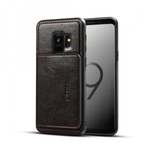 Laptop, Telefoane si Tablete - Telefoane mobile si accesorii - Accesorii Telefoane - Huse telefoane - Husa din Piele Baseus Dibase Stand cu Buzunar Card pentru Samsung Galaxy S9 - Protectie Refined, Design Sofisticat, Culoare Negr - Infinity.ro