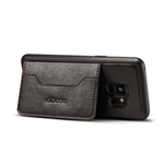 Laptop, Telefoane si Tablete - Telefoane mobile si accesorii - Accesorii Telefoane - Huse telefoane - Husa din Piele Baseus Dibase Stand cu Buzunar Card pentru Samsung Galaxy S9 - Protectie Refined, Design Sofisticat, Culoare Negr - Infinity.ro
