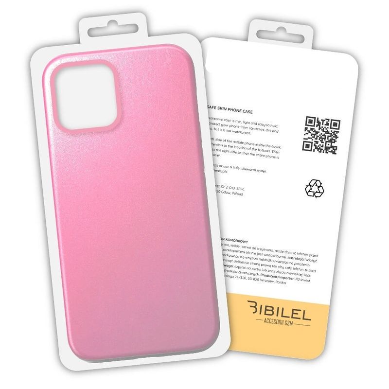 Laptop, Telefoane si Tablete - Telefoane mobile si accesorii - Accesorii Telefoane - Huse telefoane - Husa premium pentru iPhone 13 Pro Max, confectionata din piele ecologica de calitate superioara, intr-o frumoasa nuanta roz - Infinity.ro