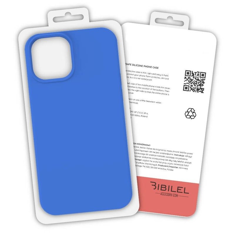 Laptop, Telefoane si Tablete - Telefoane mobile si accesorii - Accesorii Telefoane - Huse telefoane - Husa de calitate superioara pentru iPhone 13 Mini, Silicon Premium, Albastru - Protectie si eleganta intr-un singur produs! - Infinity.ro