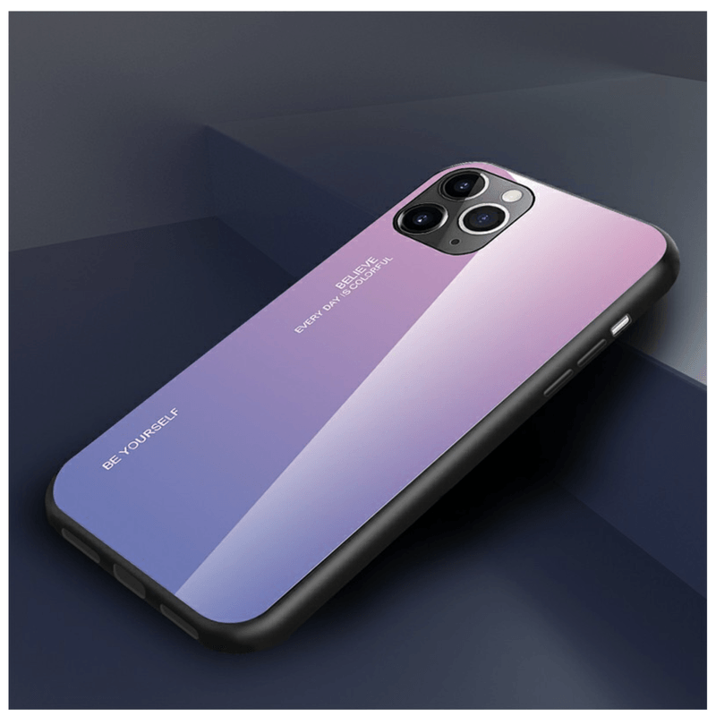 Laptop, Telefoane si Tablete - Telefoane mobile si accesorii - Accesorii Telefoane - Huse telefoane - Husa de protectie spate cu gradient pentru iPhone 11 Pro Max, in roz violet - Protejeaza-ti telefonul cu stil si eleganta - Infinity.ro