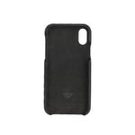 Laptop, Telefoane si Tablete - Telefoane mobile si accesorii - Accesorii Telefoane - Huse telefoane - Husa de protectie pentru iPhone XS, confectionata din piele naturala si dotata cu un bumper, intr-o eleganta nuanta de negru - Infinity.ro