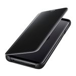 Laptop, Telefoane si Tablete - Telefoane mobile si accesorii - Accesorii Telefoane - Huse telefoane - Husa de protectie Clear View pentru Huawei P40 Lite, flip cover, Negru - Stil si functionalitate intr-un design transparent pentru Huawei P40 Lit - Infinity.ro