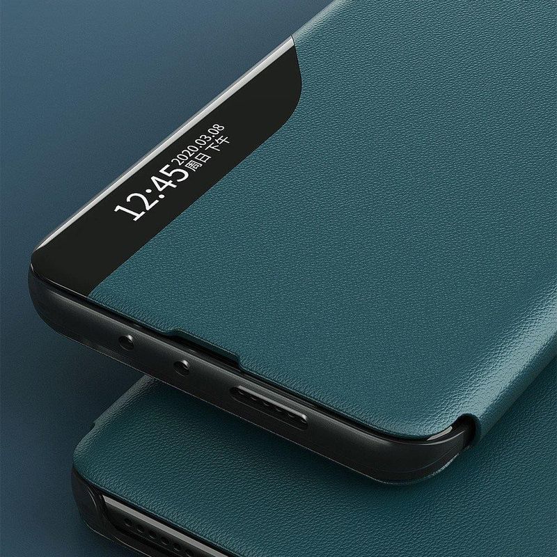 Laptop, Telefoane si Tablete - Telefoane mobile si accesorii - Accesorii Telefoane - Huse telefoane - Husa Flip Cover e-smart pentru Samsung Galaxy Note 20 Ultra si Note 20 Ultra 5G - Protectie rafinata si aspect sofisticat in verde - Infinity.ro