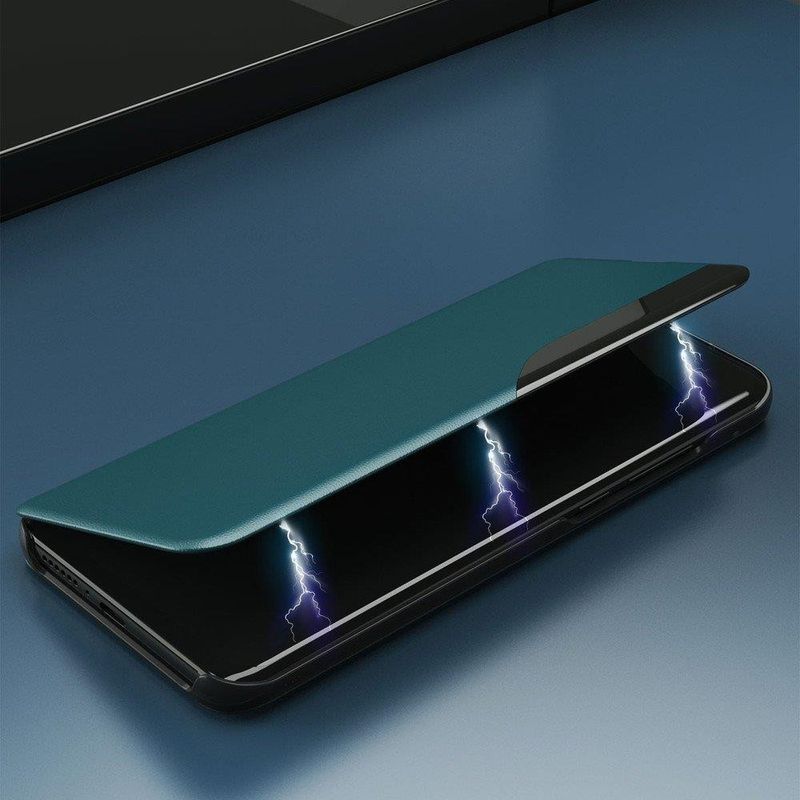 Laptop, Telefoane si Tablete - Telefoane mobile si accesorii - Accesorii Telefoane - Huse telefoane - Husa Flip Cover e-smart pentru Samsung Galaxy Note 20 Ultra si Note 20 Ultra 5G - Protectie rafinata si aspect sofisticat in verde - Infinity.ro