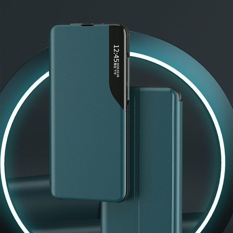 Laptop, Telefoane si Tablete - Telefoane mobile si accesorii - Accesorii Telefoane - Huse telefoane - Husa Flip Cover e-smart pentru Samsung Galaxy Note 20 Ultra si Note 20 Ultra 5G - Protectie rafinata si aspect sofisticat in verde - Infinity.ro
