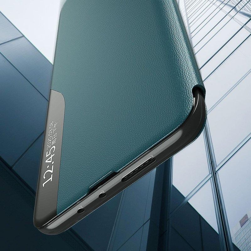 Laptop, Telefoane si Tablete - Telefoane mobile si accesorii - Accesorii Telefoane - Huse telefoane - Husa Flip Cover e-smart pentru Samsung Galaxy Note 20 Ultra si Note 20 Ultra 5G - Protectie rafinata si aspect sofisticat in verde - Infinity.ro
