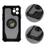 Laptop, Telefoane si Tablete - Telefoane mobile si accesorii - Accesorii Telefoane - Huse telefoane - Husa multifunctionala pentru Xiaomi Redmi 9C - protectie, suport magnetic inel si functie kickstand, model Defender, culoare negr - Infinity.ro
